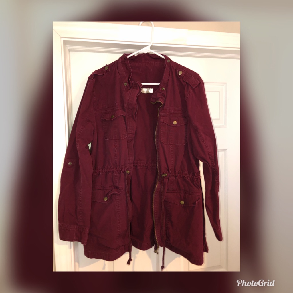 Utility Jacket, Worn Once!!!!!!!!